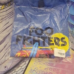 Blue Foo Fighters Graphic T-Shirt